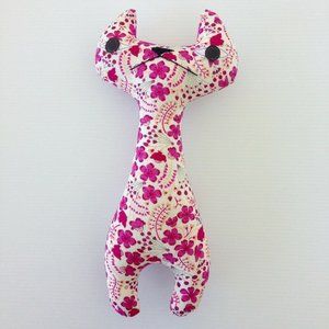 H Luv Handmade Cotton Cat Plush Doll Toy Baby Gift